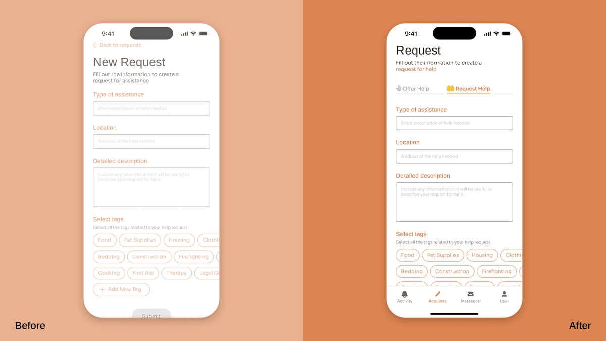 Make a Help Request Update